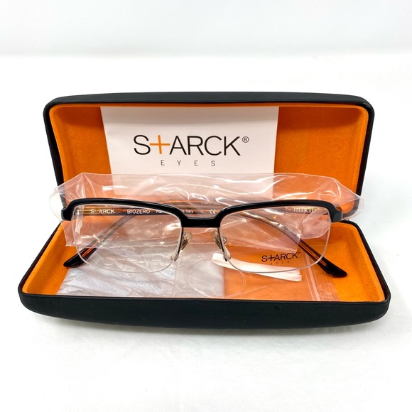 Starck By Mikli Italy BIOZERO SH3015 Eyeglass frame Black - Picture 2 of 6